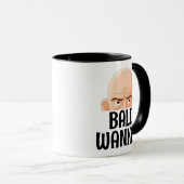 Tasse pour chauve crétin, Cadeau de Noël pour quel (Devant droit)