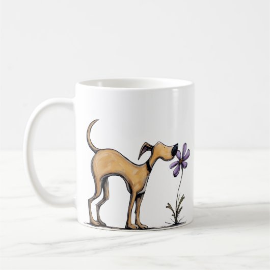 Tasse pour chien Black Mouth Cur (Gauche)
