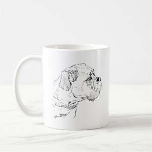 Tasse pour chien Boxer – Mug à café avec dessin à