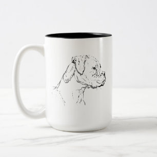 Tasse pour chien Boxer – Mug à café avec dessin à