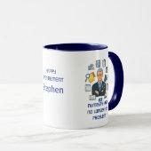Tasse pour Comptable à la Retraite – Cadeau de Ret (Devant droit)