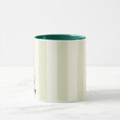Tasse pour couple personnalisée | Initiales et dat (Centre)