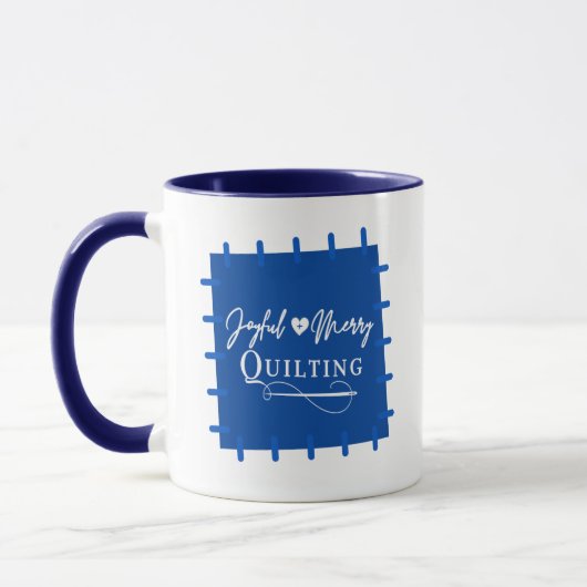 Tasse pour couturière joyeuse et gaie (Gauche)