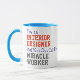 Tasse pour décorateur d'intérieur faiseur de mirac