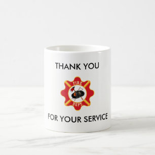 TASSE POUR DES SAPEURS-POMPIERS OU DANS LA