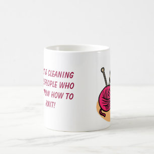 Tasse pour des tricoteuses