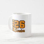 Tasse pour diplômé senior (Devant gauche)