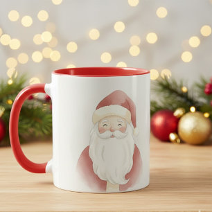 Tasse pour enfants Santa aquarelle Merry Mist   Jo