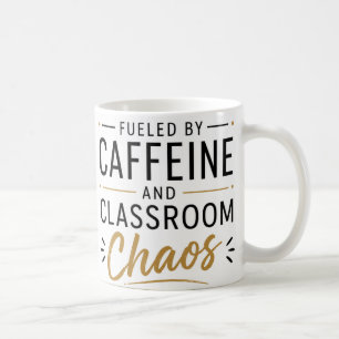 Tasse pour enseignant alimenté par la caféine et l