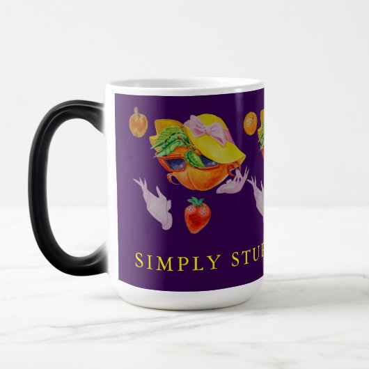 TASSE POUR FEMME À DÉCOR FRUITÉ FANTASTIQUE  (Gauche)