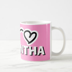 Tasse pour filles personnalisées avec nom d'enfan
