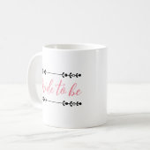 Tasse pour Future Mariée – Célèbre Mariage Élégant (Devant gauche)