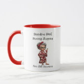 Tasse pour grand-mère faisant les courses (Gauche)