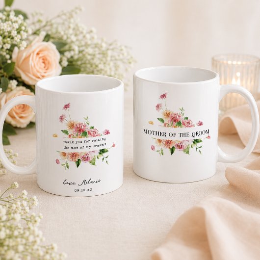 Tasse pour la mère du marié | Merci
