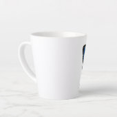 Tasse pour Latte Papillon Bleu (Angle gauche)