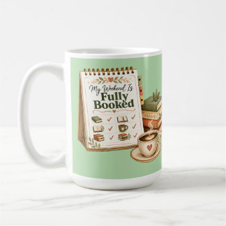 Tasse pour lectrice de week-end complètement réser
