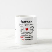 Tasse pour les couples qui pètent ensemble (Centre)