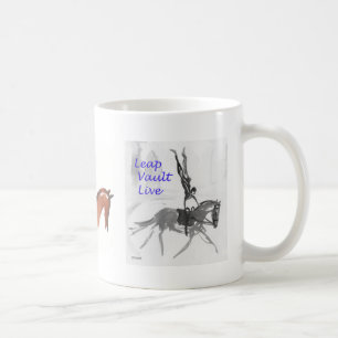 Tasse pour les sauteurs équestres