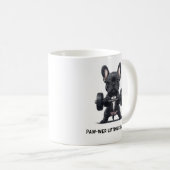 Tasse pour Lèveur de Poids Frenchie (Devant droit)