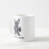 Tasse pour Lèveur de Poids Frenchie (Devant gauche)