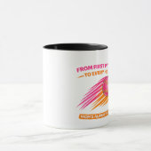 Tasse pour Maman de Softball – Du Premier Lancer à (Centre)