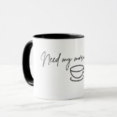 Tasse pour mon fix du matin (Devant gauche)