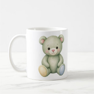 Tasse pour nouvelle maman Ourson à l'aquarelle