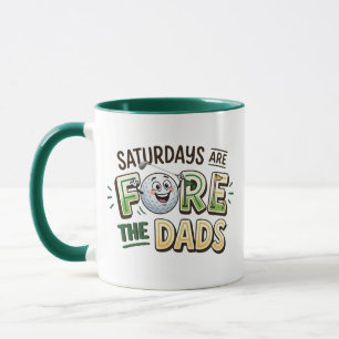 Tasse pour papa le samedi - Cadeau drôle de jeu de