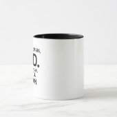 Tasse pour papa sarcastique - Citations de blagues (Centre)