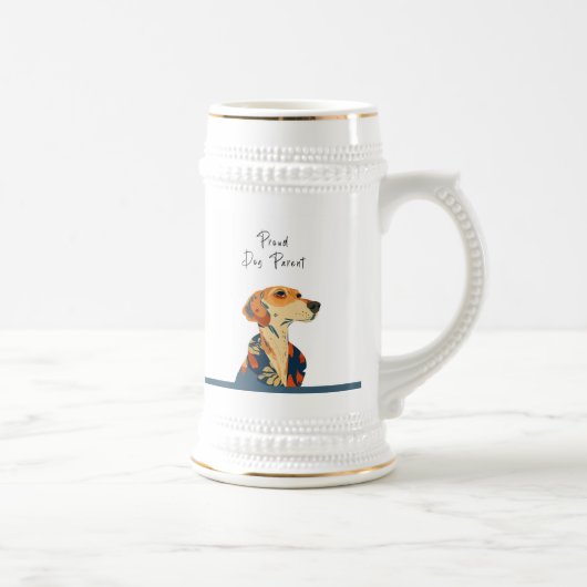 Tasse pour parent de chien fier – Illustration de (Droite)