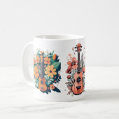 Tasse pour passionné d'ukulélé (Devant gauche)