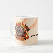 Tasse pour pompiers Frères des pompiers (Devant gauche)