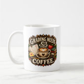 Tasse pour professeur de café pour la correction (Gauche)