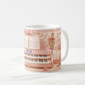 Tasse pour professeur de musique à l'orgue électro (Devant droit)
