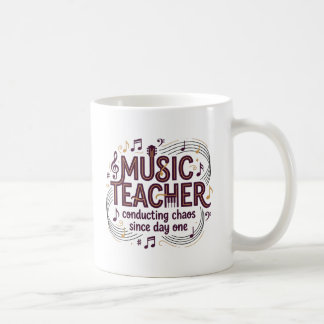 Tasse pour professeur de musique, menant le chaos