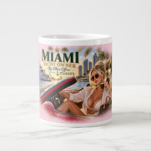 Tasse pour propriétaire de yacht femme