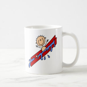 Tasse pour rester au frais sur le toboggan aquatiq