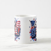 Tasse pour supporter de football patriotique améri (Centre)