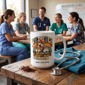 Tasse pour technicien(ne) vétérinaire - Les animau