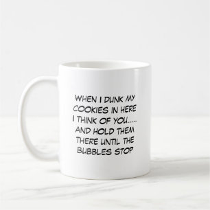 Tasse pour tremper les biscuits drôle Texte modi