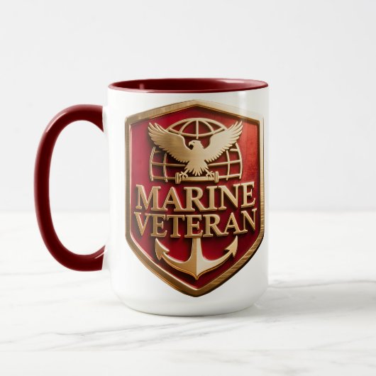 Tasse pour Vétéran de la Marine (Gauche)