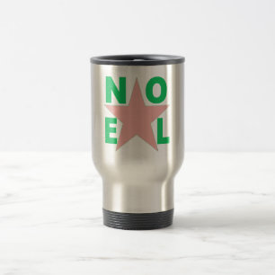 Tasse  pour voyage acier inoxydable NOEL 7 ETOILES
