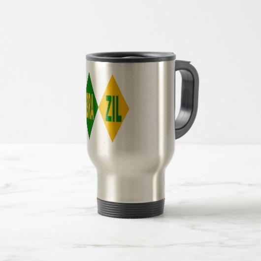 Tasse pour voyage  BRAZIL (Devant droit)