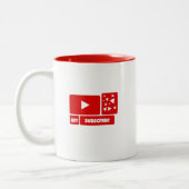 Tasse pour Youtube - tasse de Youtube (Gauche)