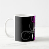 Tasse pourpre à la mode de coiffeur (Gauche)