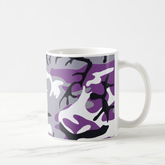 Tasse pourpre de camouflage (Droite)
