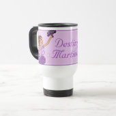 Tasse pourpre de classe de ballet de fille de (Devant gauche)