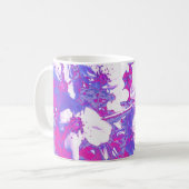 Tasse pourpre de fleur (Devant gauche)