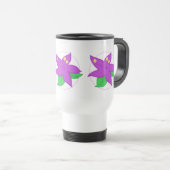 TASSE pourpre de fleur (Devant droit)