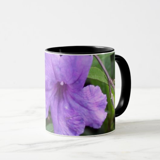 Tasse pourpre de fleur (Devant droit)